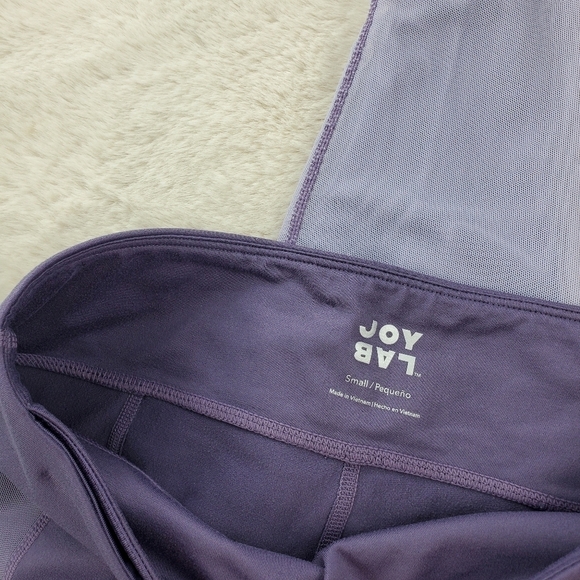 Joy Lab Purple Mesh Ankle Legging Small - Picture 4 of 8